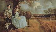 Thomas Gainsborough Mr and Mrs Andrews (nn03) oil painting artist